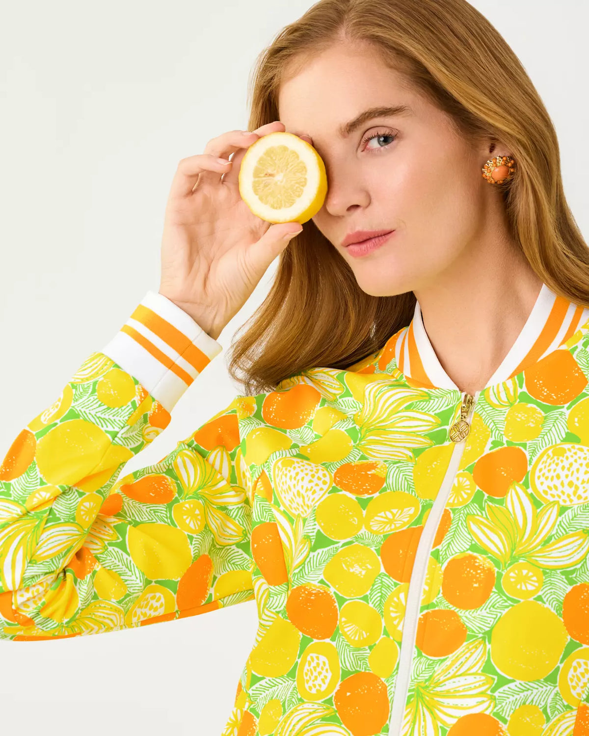 The "Zesty" UPF 50+ Luxletic Jaydea Jacket by Lilly Pulitzer
