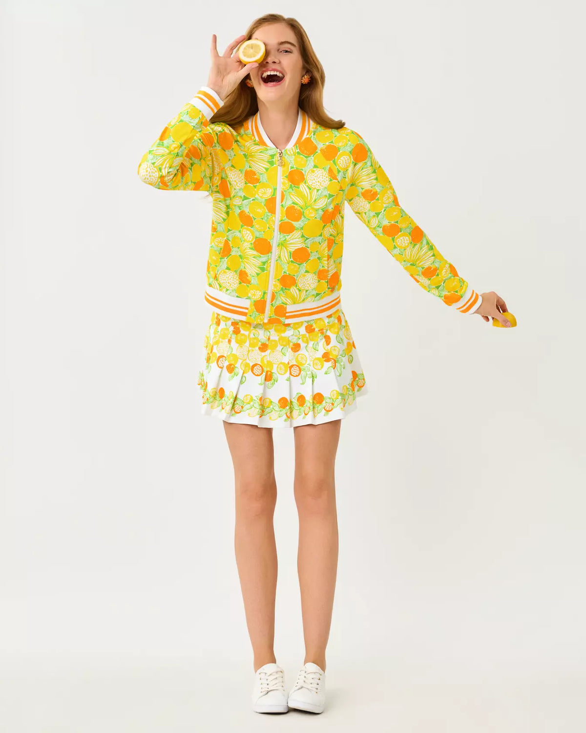 The "Zesty" UPF 50+ Luxletic Annora Skort by Lilly Pulitzer