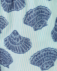 The "Day Dream Blue Seashell" Kilah Stripe Jacquard Short by Lilly Pulitzer
