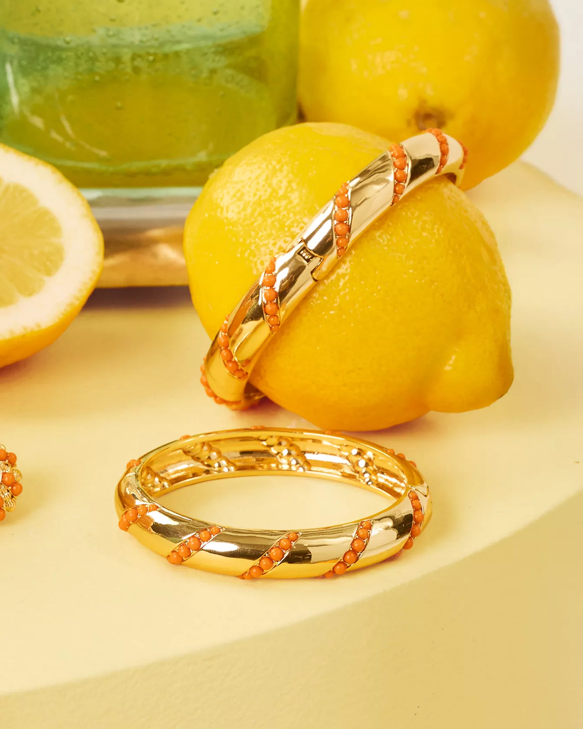 The "Sunset Orange" Zesty Bracelet by Lilly Pulitzer