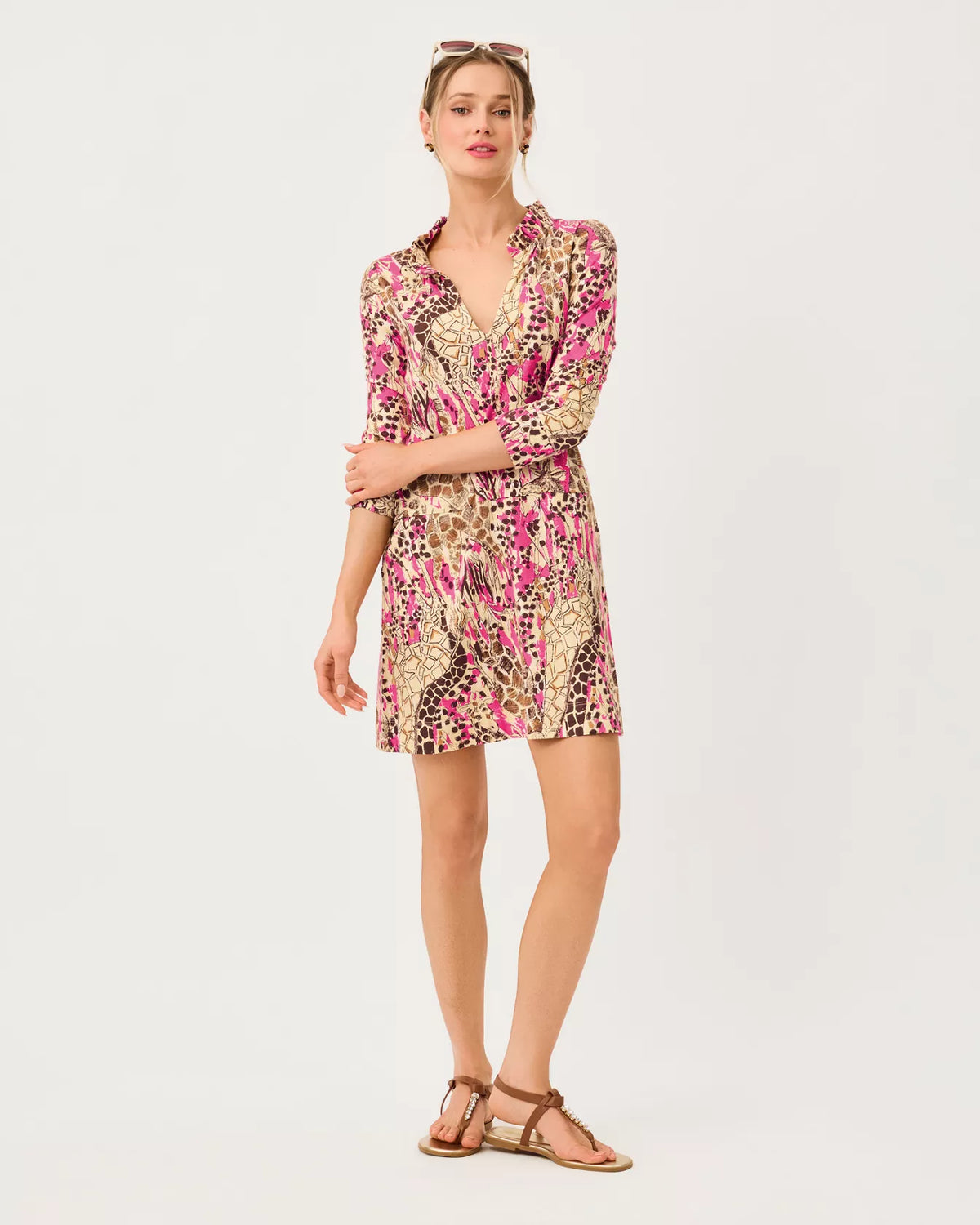 The "Sketching on Safari" Annelie Dress by Lilly Pulitzer