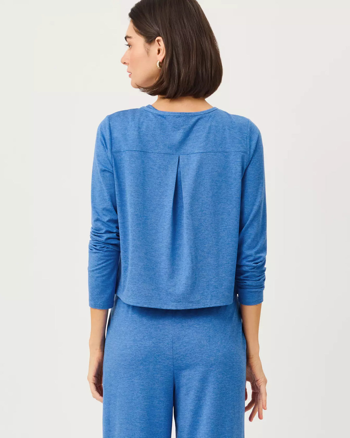 The "Heathered Merriweather Blue" UPF 50+ Kai Cardigan by Lilly Pulitzer