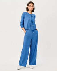 The "Heathered Merriweather Blue" UPF 50+ Kai Cardigan by Lilly Pulitzer