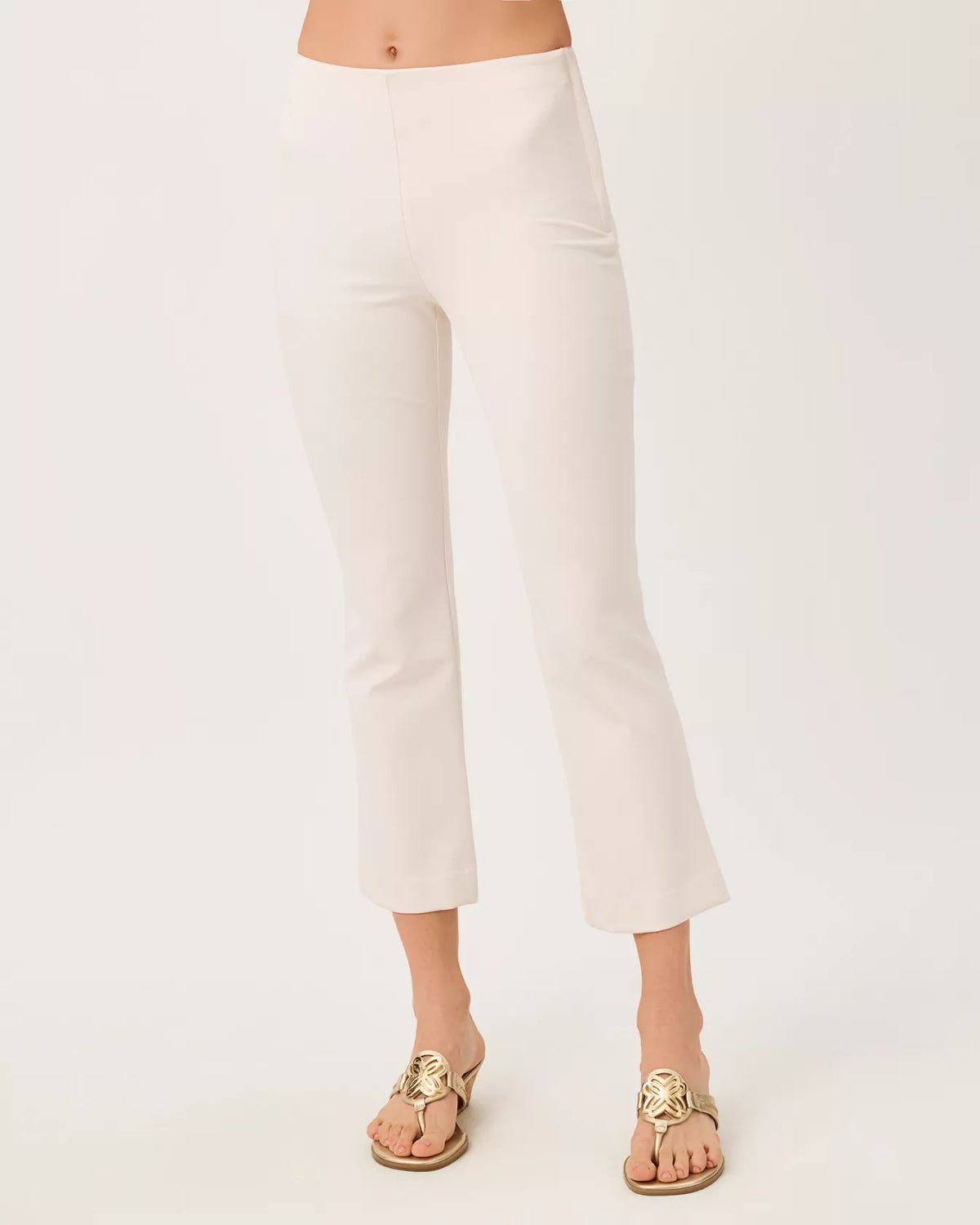 The "Coconut" 26" Kynlee Bi-Stretch Pant by Lilly Pulitzer