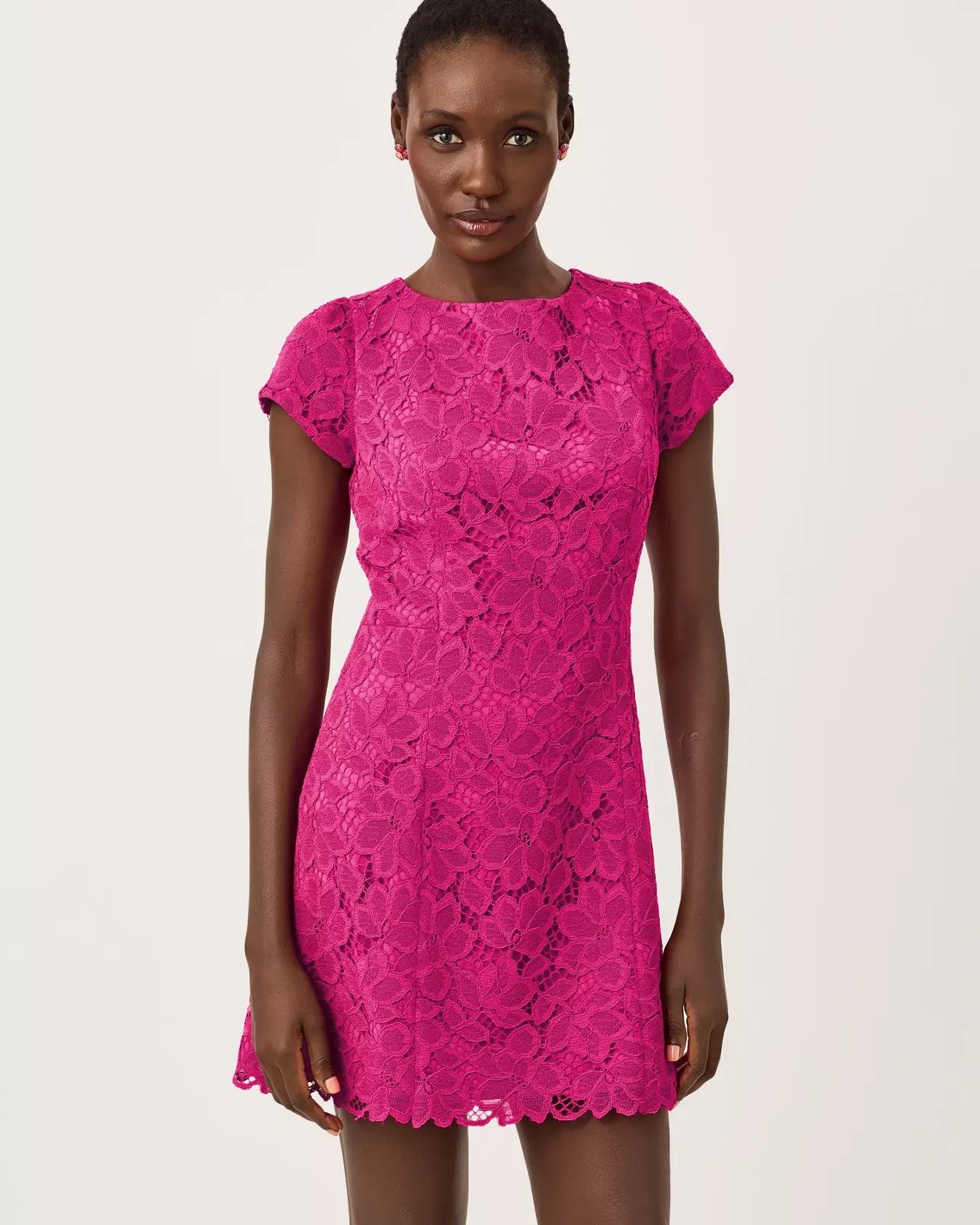 The "Berry Bouquet" Jules Short Sleeve Romper by Lilly Pulitzer