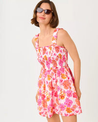 The "Pansy Fansy" Hadley Skirted Romper by Lilly Pulitzer