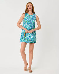 The "Harlillyquin" Aisling Shift Romper by Lilly Pulitzer
