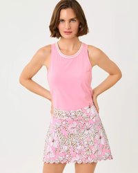 The "Wildness" UPF 50+ Luxletic Meena Scallop Skort by Lilly Pulitzer