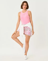 The "Wildness" UPF 50+ Luxletic Meena Scallop Skort by Lilly Pulitzer