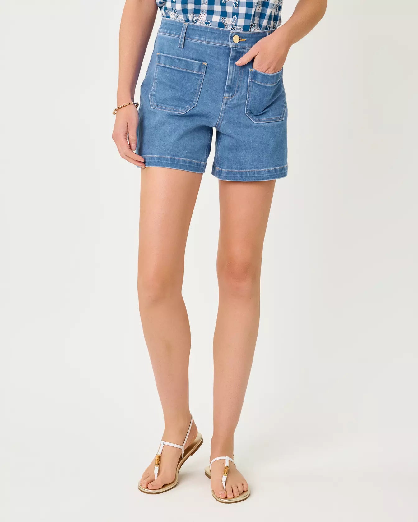 The "Rosanna Wash" Harleen High Rise Short by Lilly Pulitzer