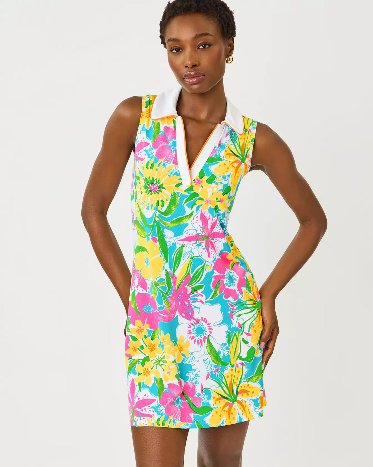 The "Lovely Lilly" UPF 50+ Luxletic Cayo Costa Dress by Lilly Pulitzer
