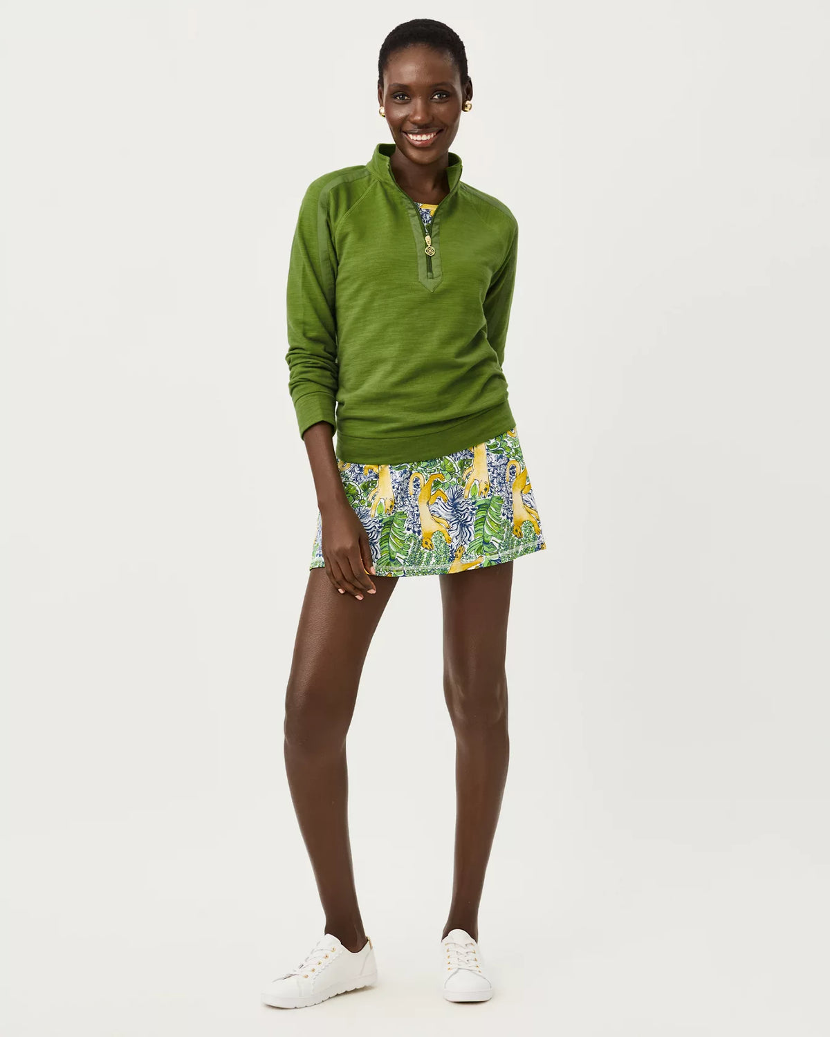 The "Palm Prowl" UPF 50+ Luxletic Aila Skort by Lilly Pulitzer