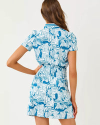 The "Thar She Blows" UPF 50+ Luxletic Love Active Dress by Lilly Pulitzer