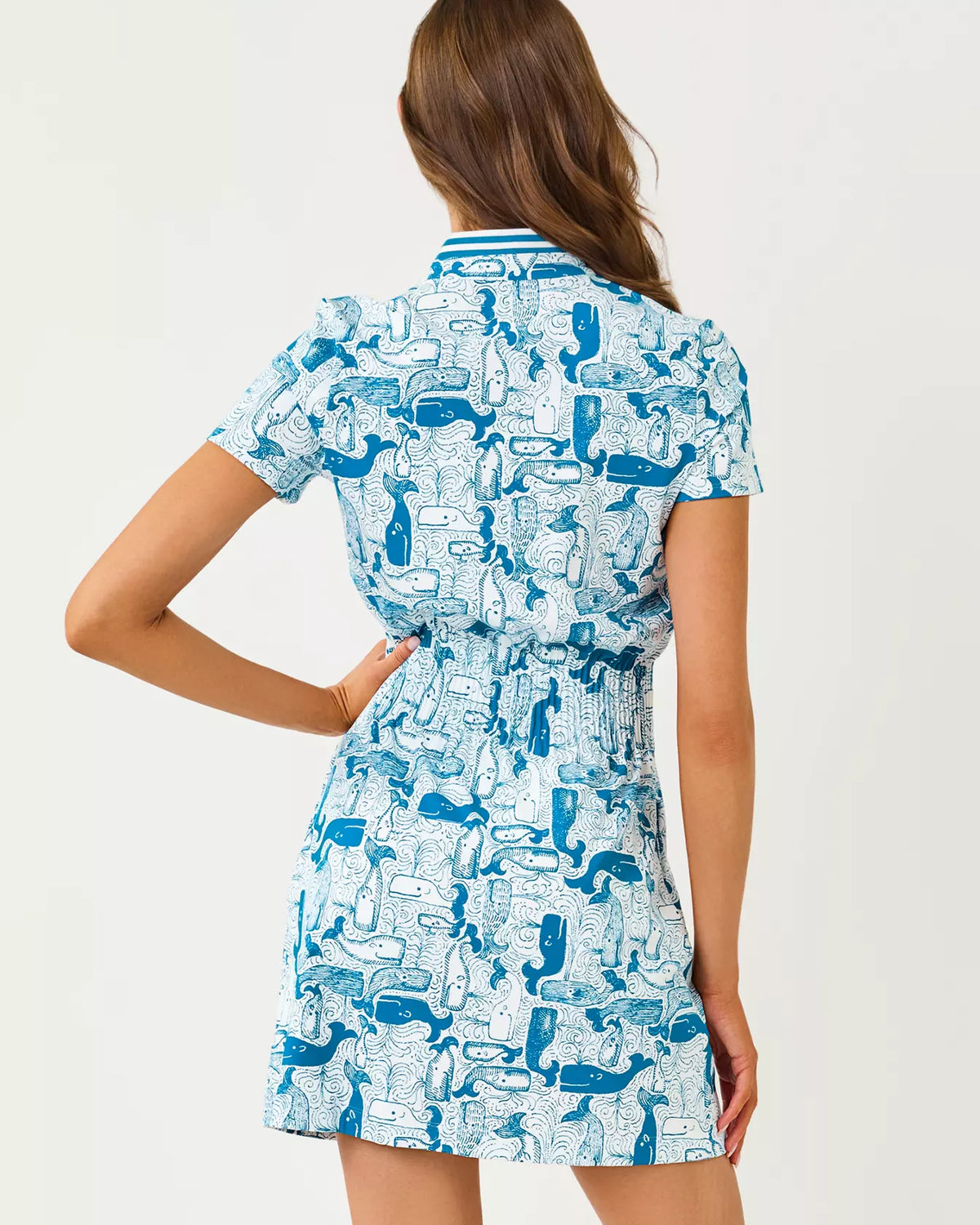 The "Thar She Blows" UPF 50+ Luxletic Love Active Dress by Lilly Pulitzer