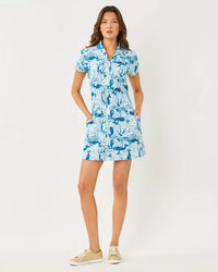 The "Thar She Blows" UPF 50+ Luxletic Love Active Dress by Lilly Pulitzer