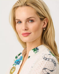 The "Camouflage Catwalk" Earrings by Lilly Pulitzer