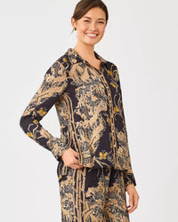 The "Striped Safari" Susana Top by Lilly Pulitzer