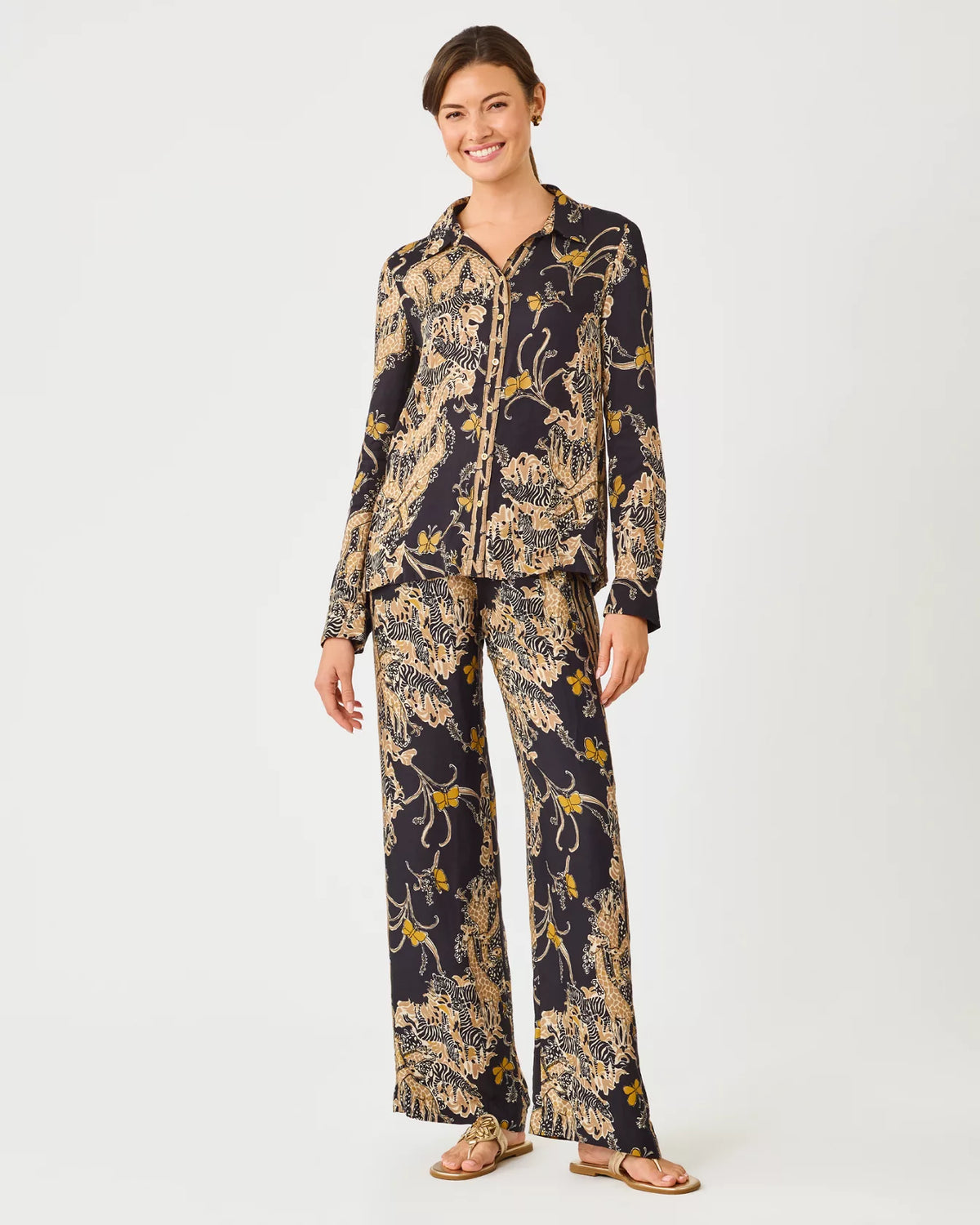 The "Striped Safari" Susana Top by Lilly Pulitzer