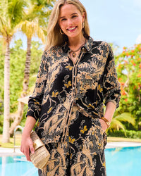 The "Striped Safari" Susana Top by Lilly Pulitzer
