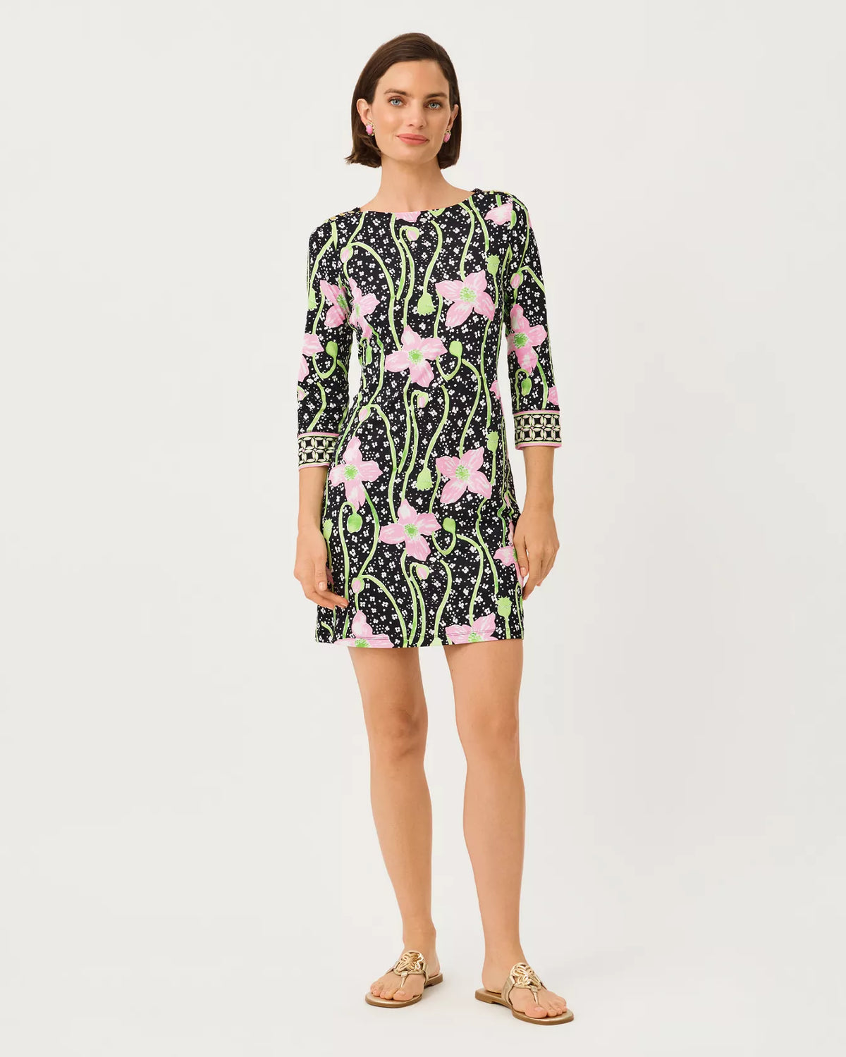 The "Blushing Blooms" UPF 50+ Seralina Dress by Lilly Pulitzer