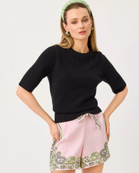 The "Black X Estoril" Viviann Sweater by Lilly Pulitzer