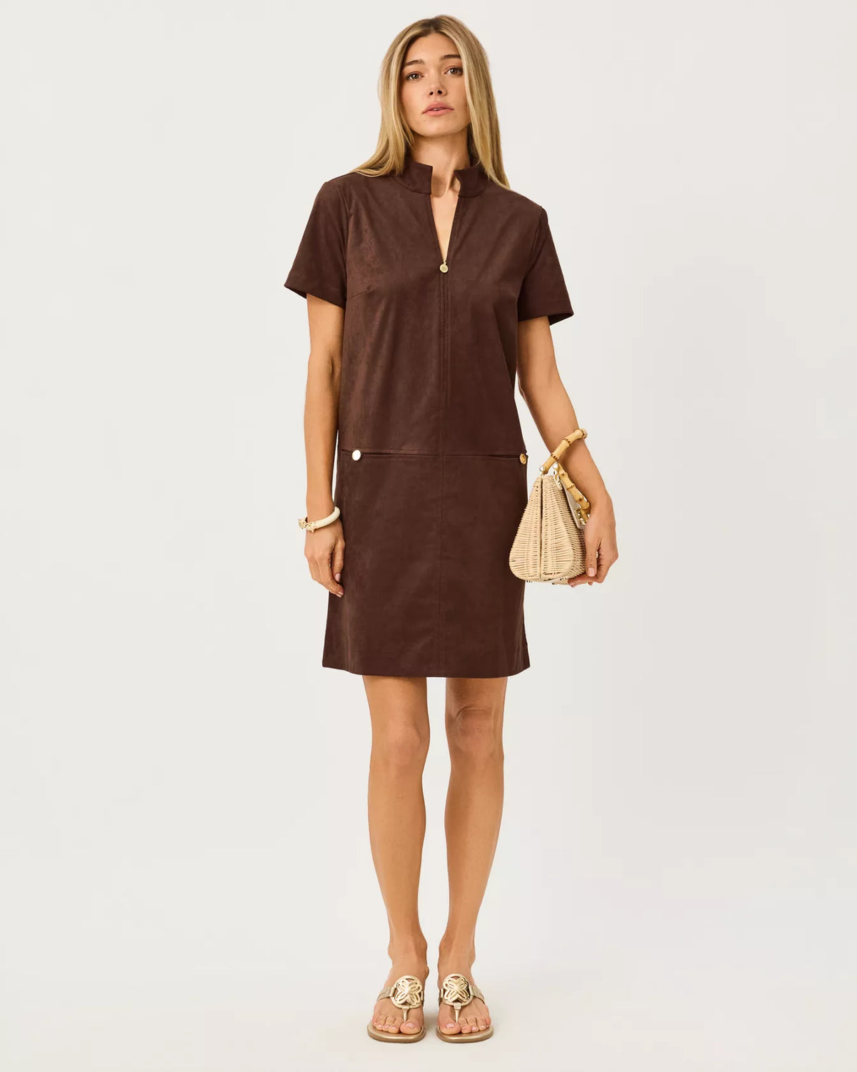 The "Coco Beach" Short Sleeve Rosee Dress by Lilly Pulitzer