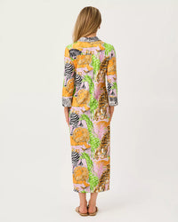 The "Lilly's Zoo" UPF 50+ Mandi Midi Dress by Lilly Pulitzer