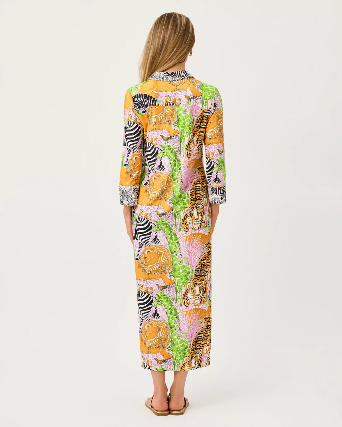 The "Lilly's Zoo" UPF 50+ Mandi Midi Dress by Lilly Pulitzer