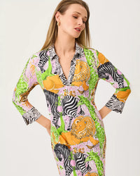 The "Lilly's Zoo" UPF 50+ Mandi Midi Dress by Lilly Pulitzer