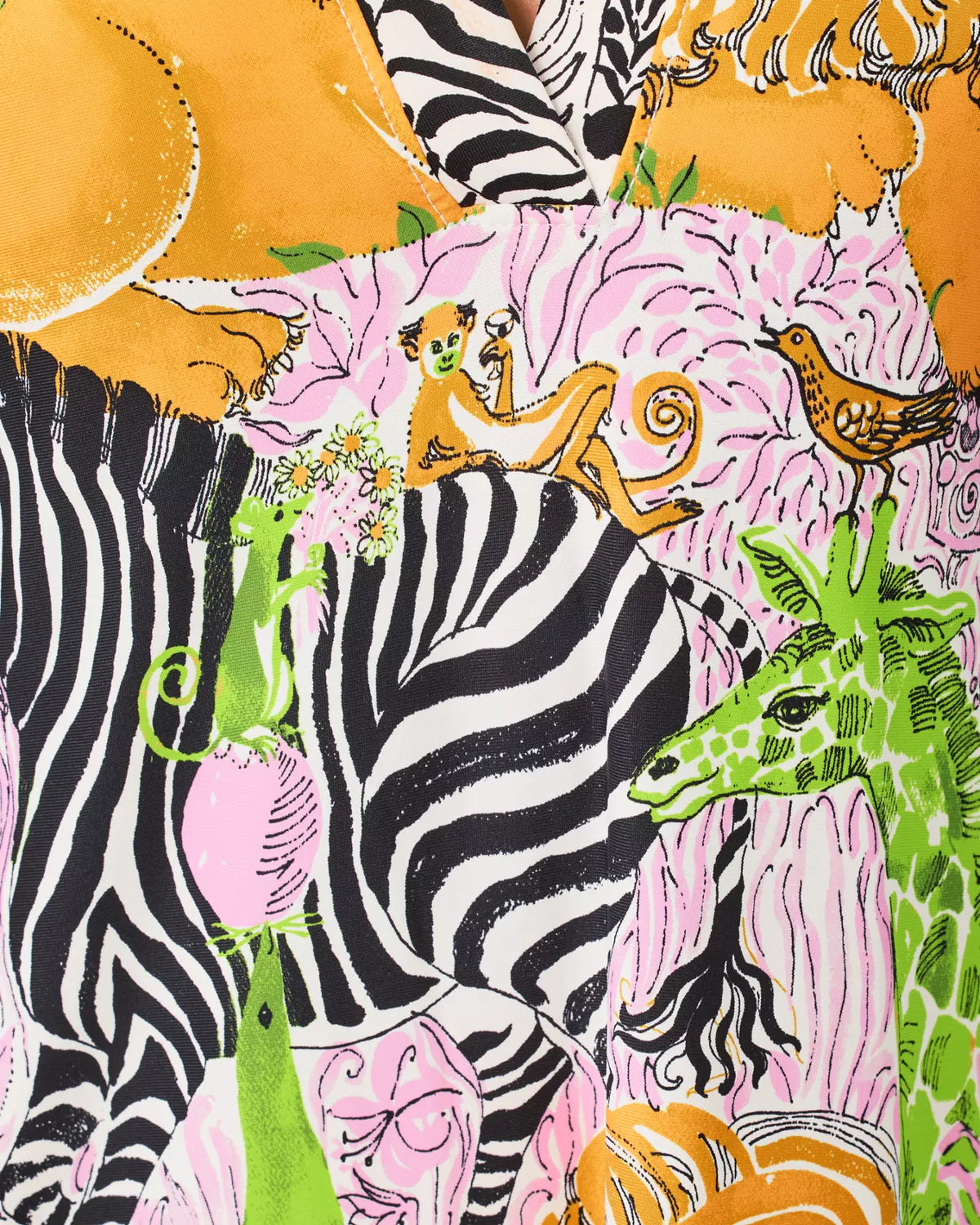 The "Lilly's Zoo" UPF 50+ Mandi Midi Dress by Lilly Pulitzer