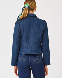 The "Peyser" Quilted Denim Jacket by Lilly Pulitzer