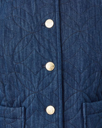 The "Peyser" Quilted Denim Jacket by Lilly Pulitzer
