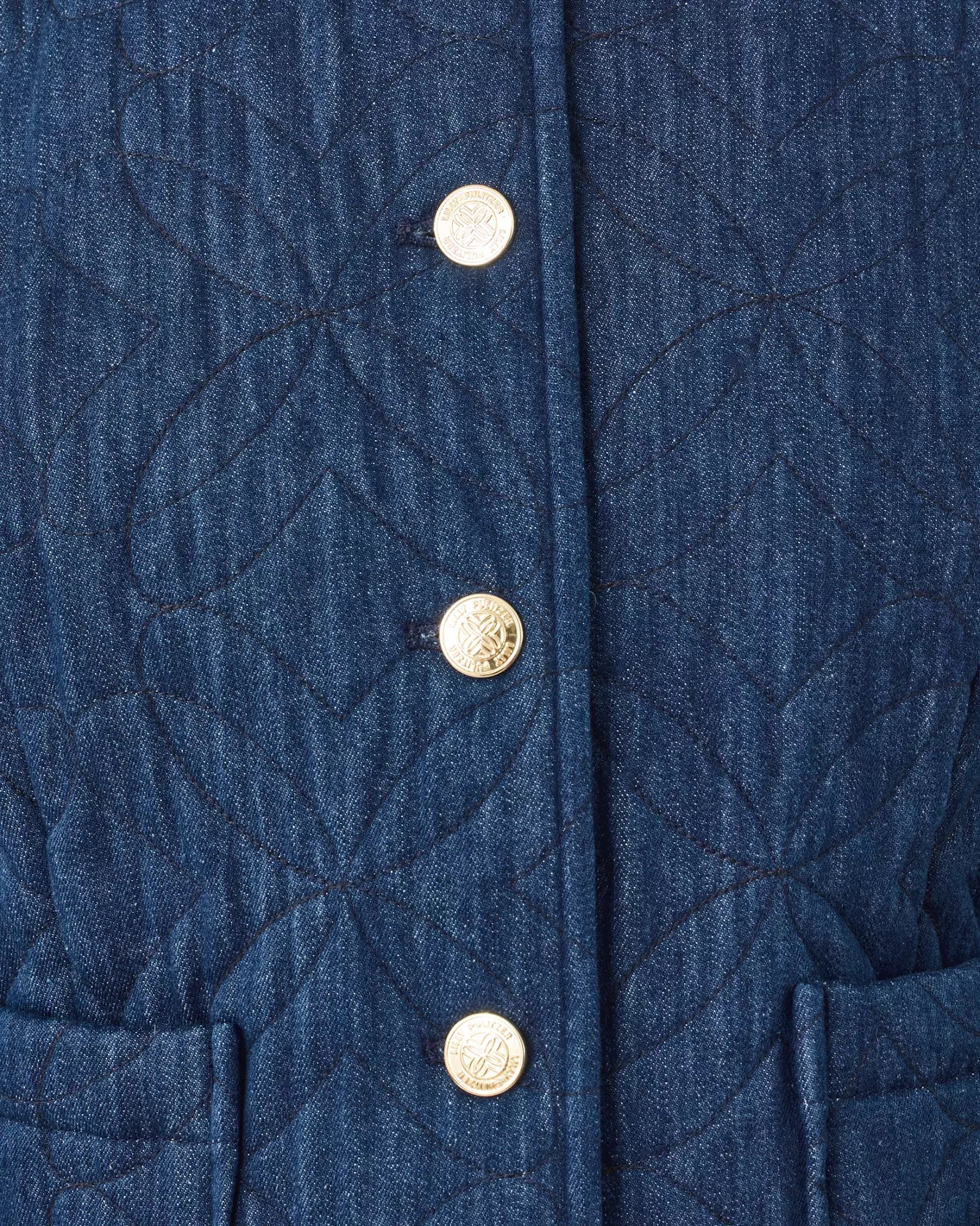 The "Peyser" Quilted Denim Jacket by Lilly Pulitzer