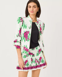 The "Camouflage Catwalk" UPF 50+ Luxletic Noelani Jacket by Lilly Pulitzer