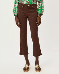 The "Coco Beach" 28" Annet High Rise Crop Flare Pant by Lilly Pulitzer