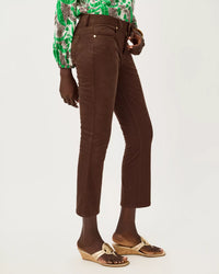 The "Coco Beach" 28" Annet High Rise Crop Flare Pant by Lilly Pulitzer