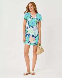 The "Tennessees Hibiscus" Melodie Skirted Romper by Lilly Pulitzer