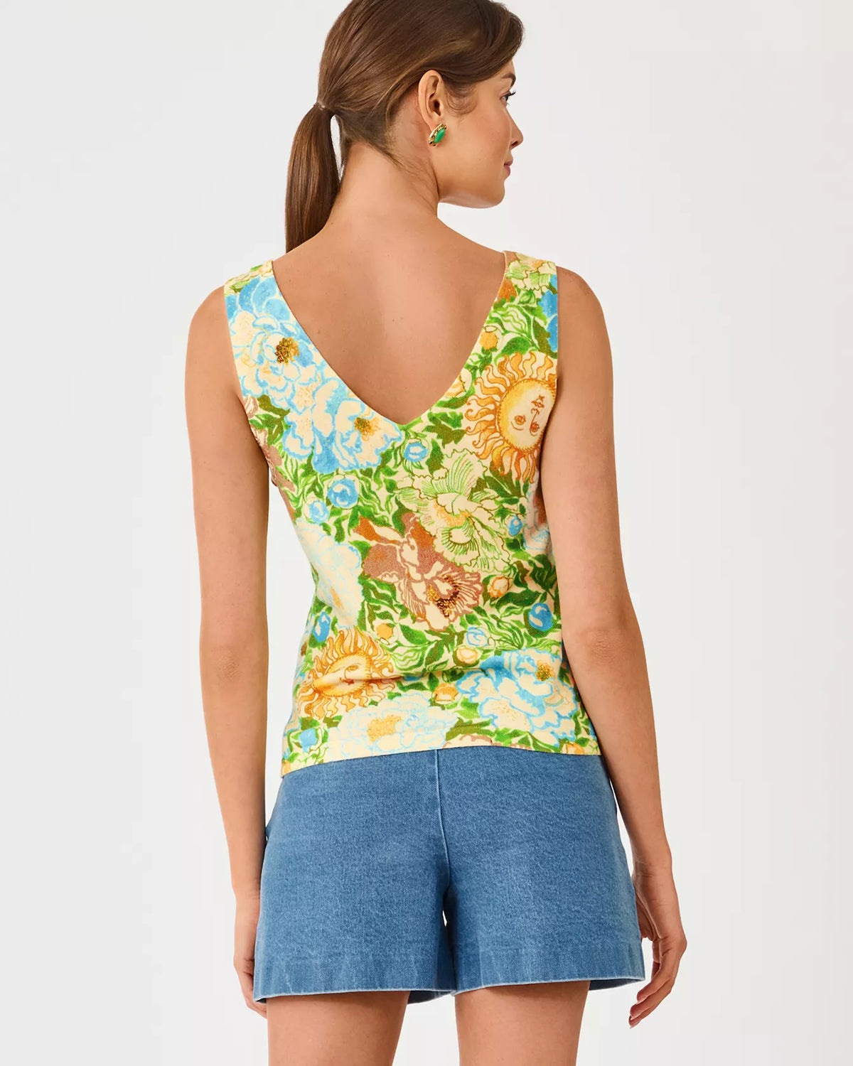 The "Sympeony" Pollyanne Sweater Tank by Lilly Pulitzer