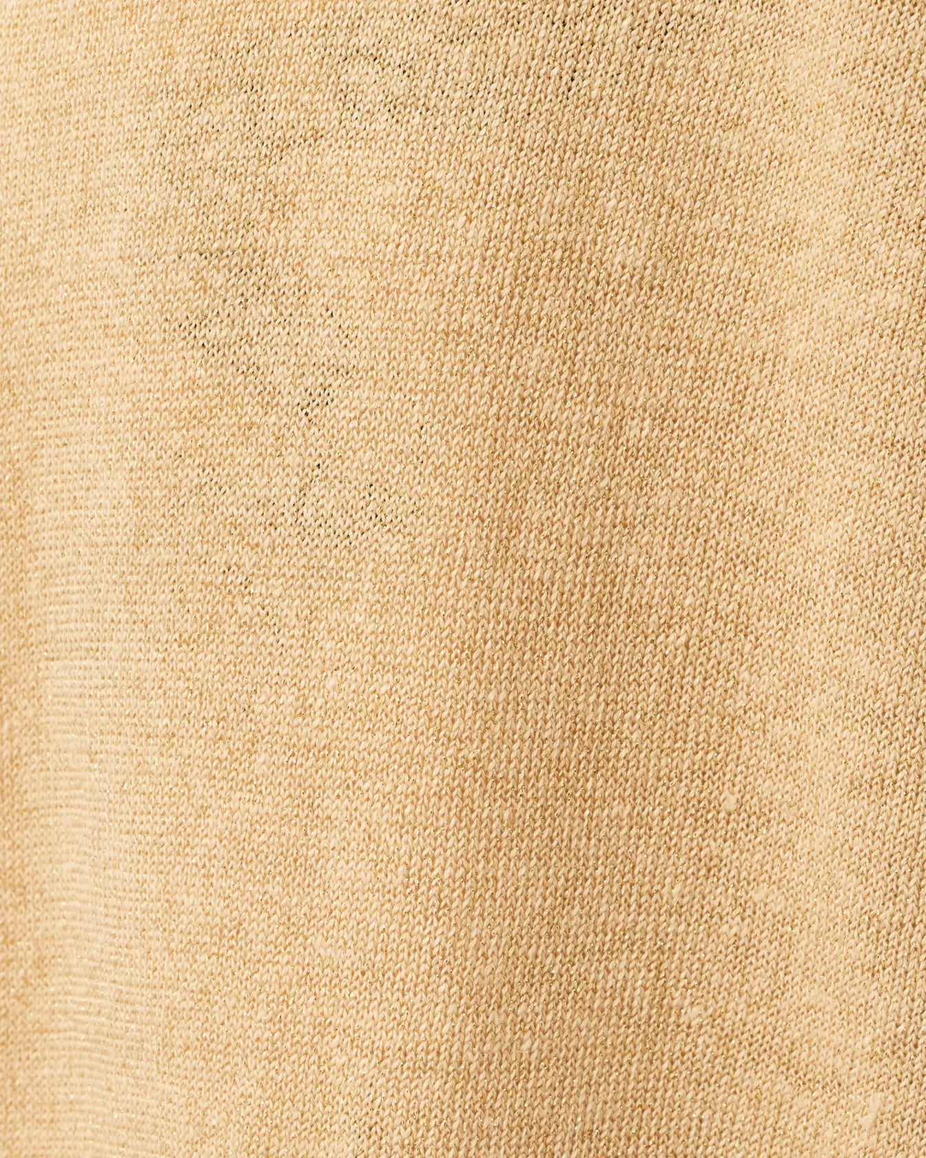 The "Wicker Tan Metallic" Faretta Cardigan by Lilly Pulitzer