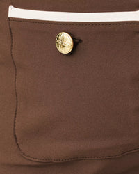 The "Coco Beach" UPF 50+ Luxletic 28" Corso Kick Flare Pant by Lilly Pulitzer