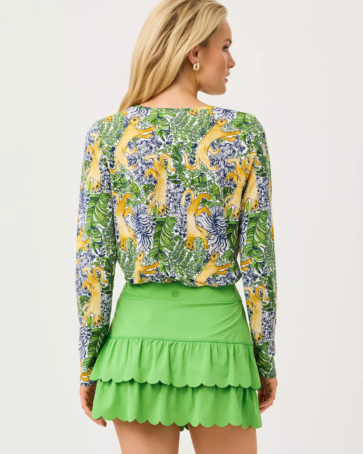 The "Palm Prowl" UPF 50+ Luxletic Westley Long Sleeve by Lilly Pulitzer