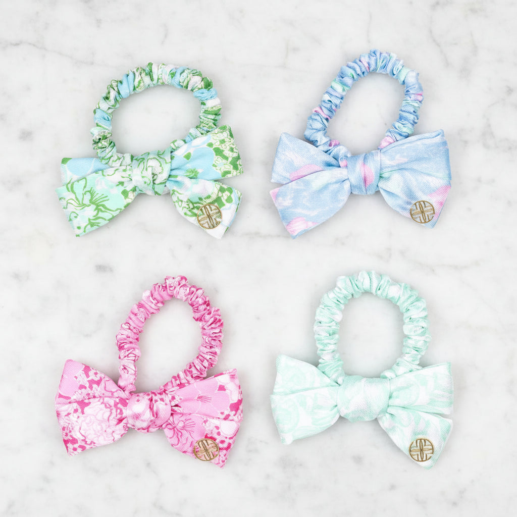 The "Mini Bow Scrunchie Set" by Lilly Pulitzer