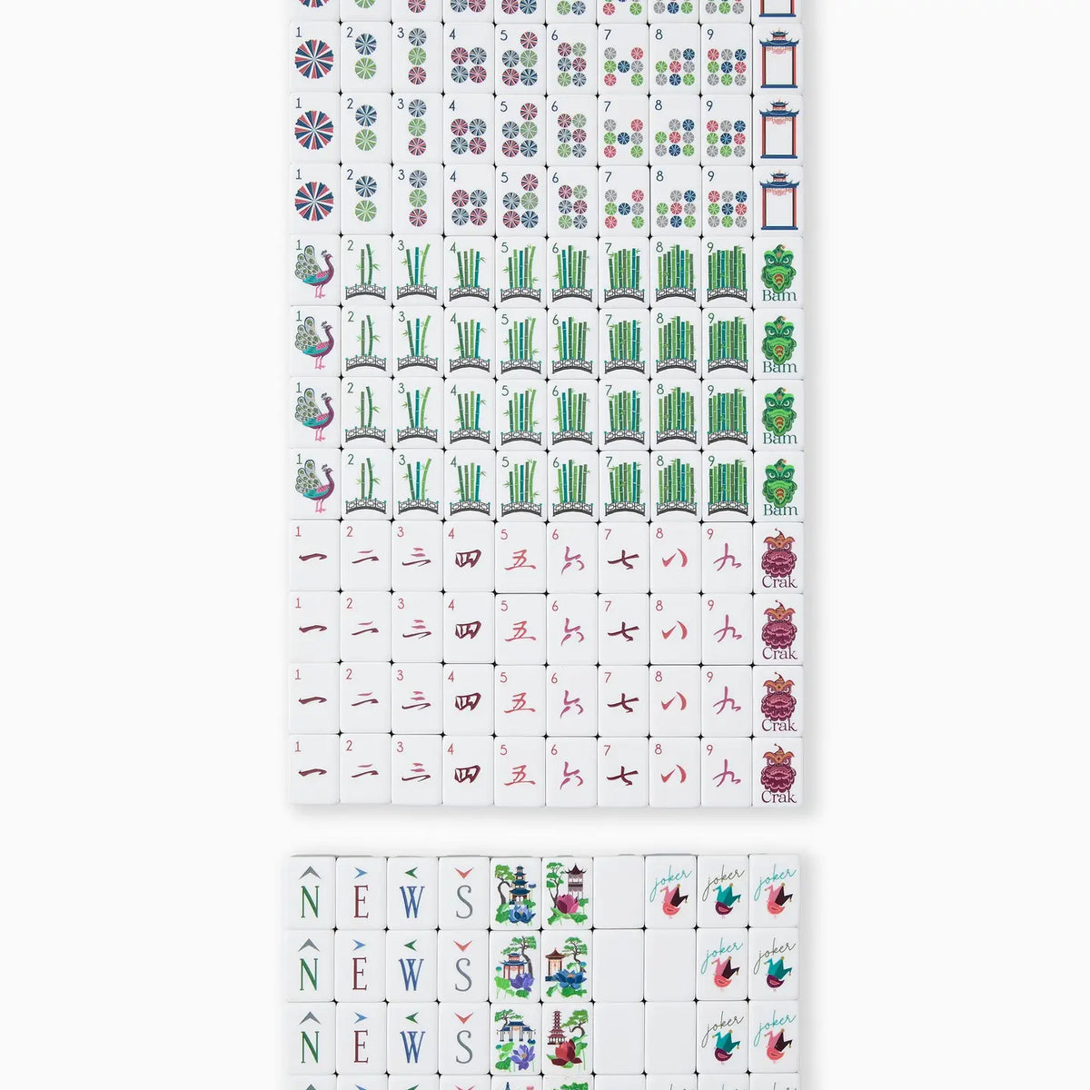The "Gatsby" Mahjong Tiles by Oh My Mahjong