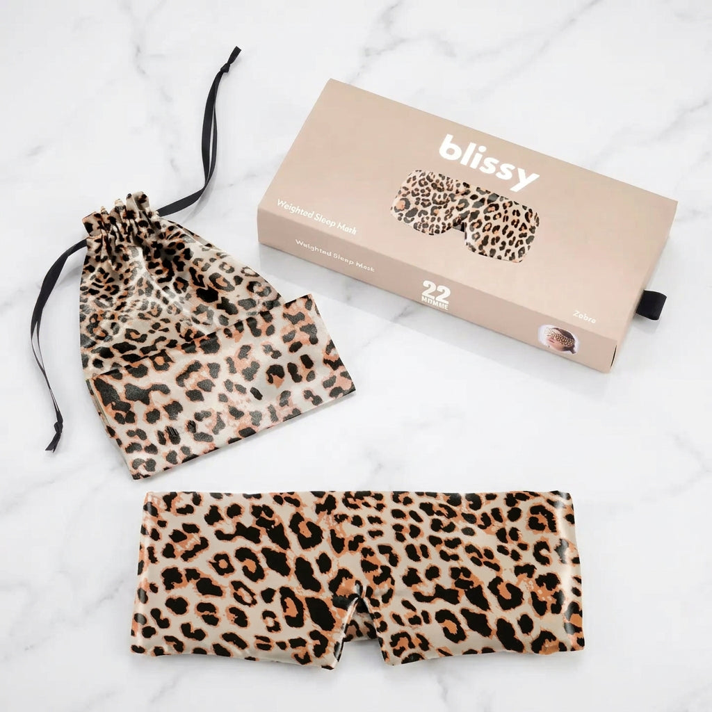 The "Weighted" Silk Sleep Mask by Blissy