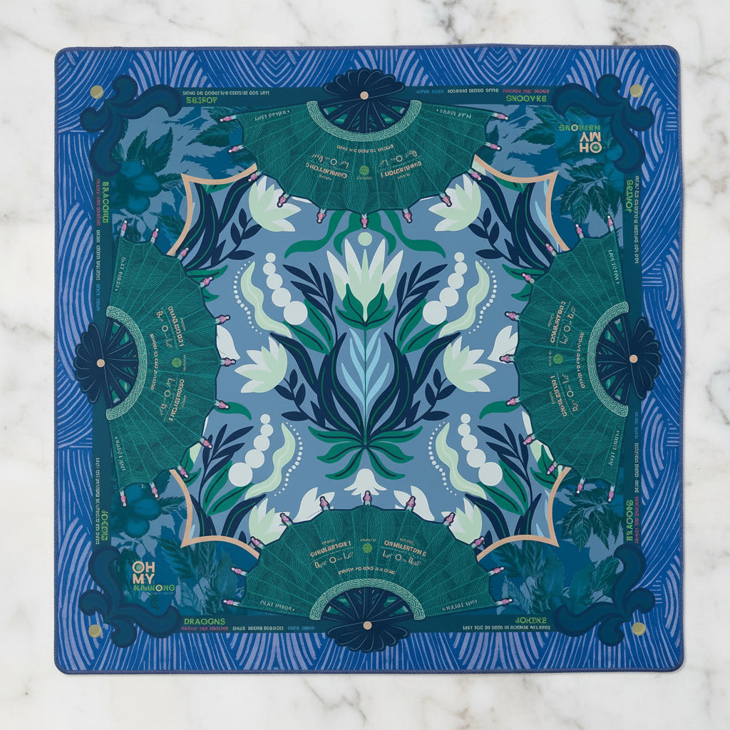The "Jade" Mahjong Mat by Oh My Mahjong
