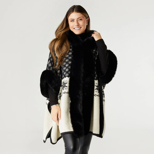 The "Stephanie" Nordic Hooded Cape