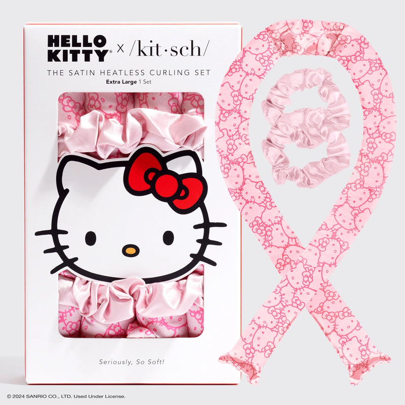 The "Hello Kitty X Kitsch" Heatless Curling Set