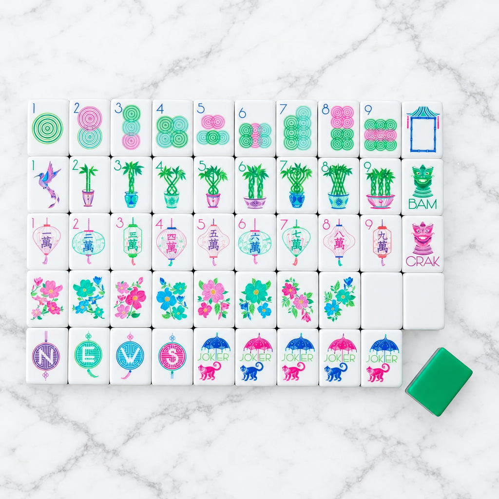 The "Jasmine" Mahjong Tiles by Oh My Mahjong