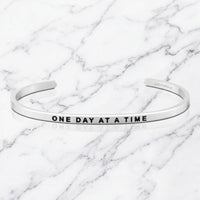 The "One Day at a Time" Bracelet by MantraBand