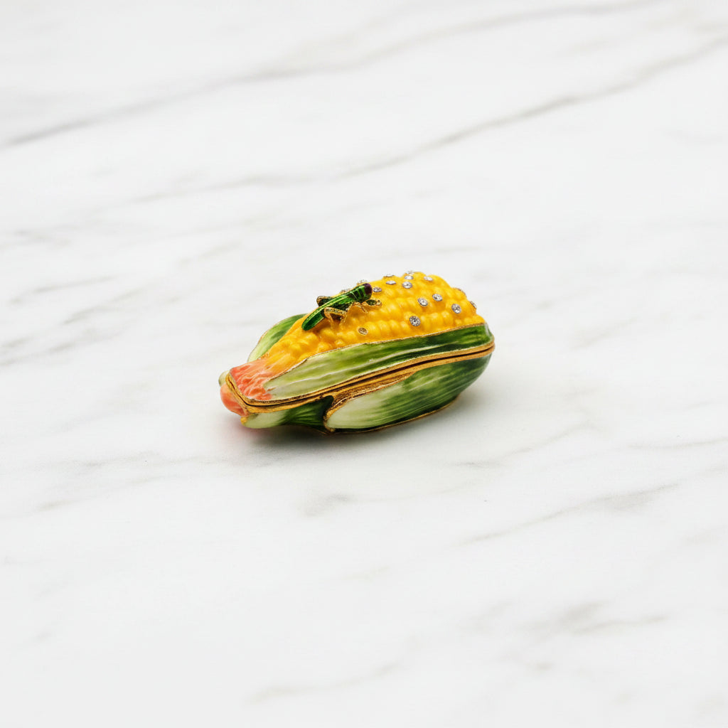 The "Swarovski Corn" Trinket Box